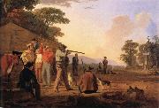 George Caleb Bingham Shooting For the Beef France oil painting artist